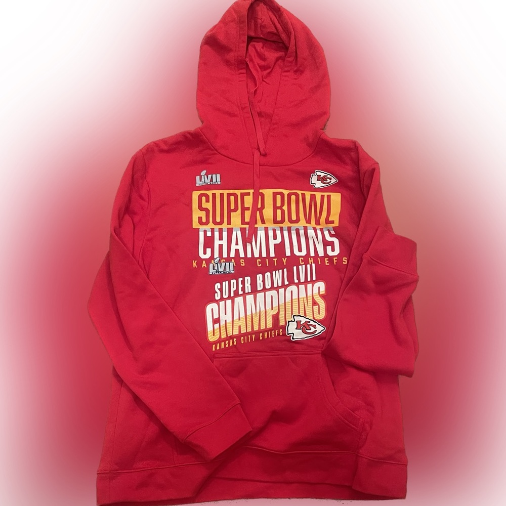 Kansas City Chiefs Super Bowl Sweatshirt Hoodie | Sz XL